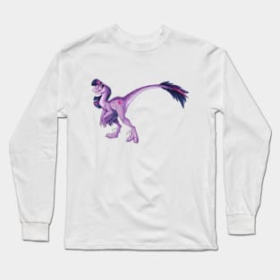 My Little Raptor - Twilight Sparkle Long Sleeve T-Shirt